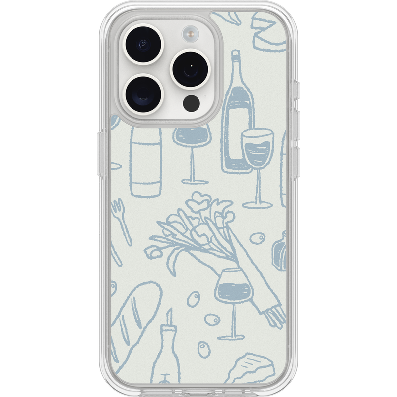 product image 1 - iPhone 15 Pro Custodia Symmetry Series Clear Collezione Paris