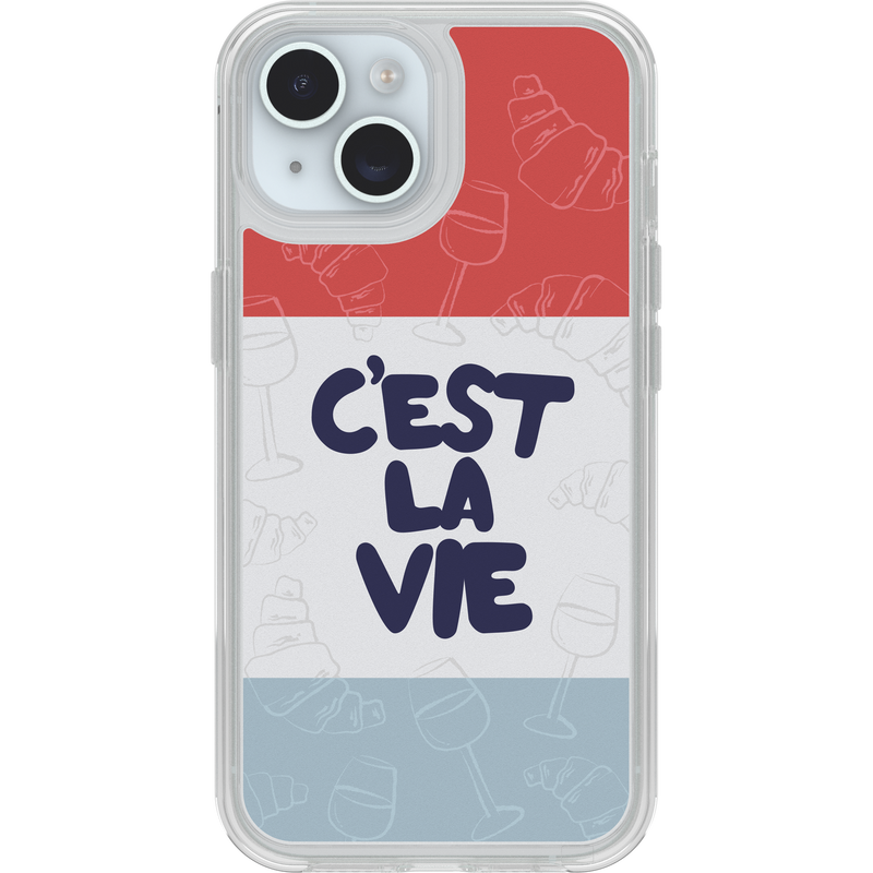 product image 1 - iPhone 15, iPhone 14 e iPhone 13 Custodia Symmetry Series Clear Collezione Paris