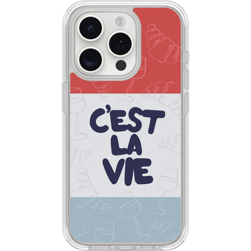 product image 1 - iPhone 15 Pro Custodia Symmetry Series Clear Collezione Paris