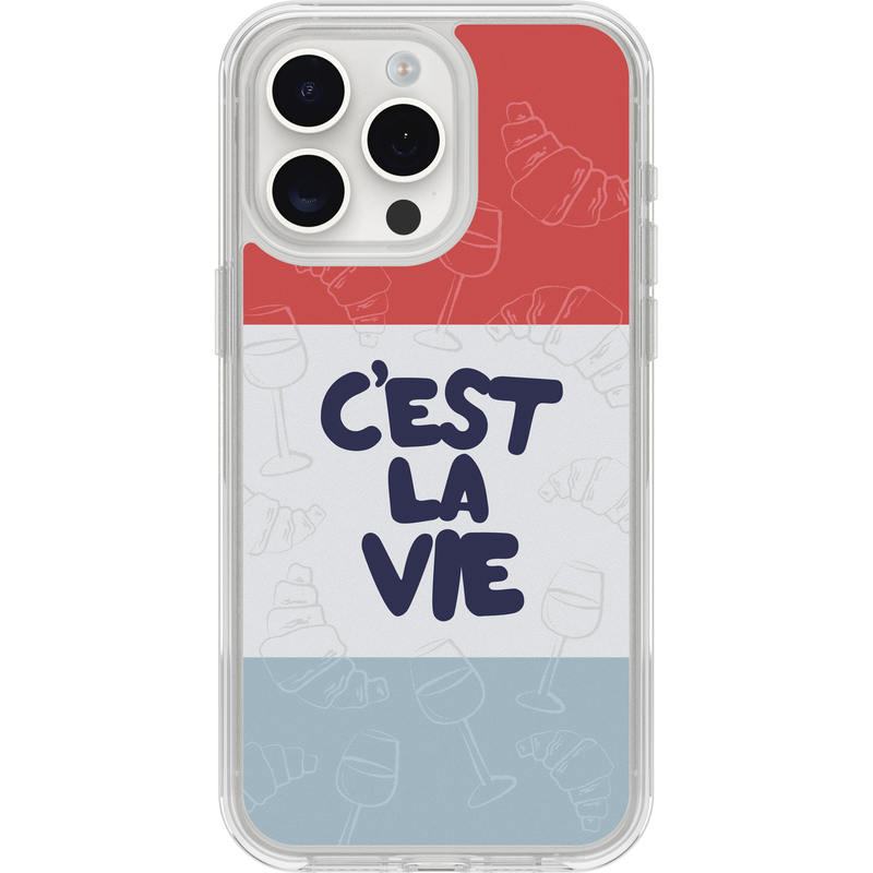 product image 1 - iPhone 15 Pro Max Custodia Symmetry Series Clear Collezione Paris