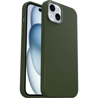 iPhone 15 Plus,  Custodia Symmetry Series Cactus Leather per MagSafe