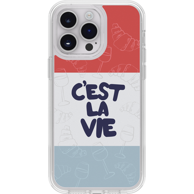 iPhone 14 Pro Max Custodia | Symmetry Series Clear Collezione Paris